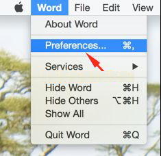 Cách bỏ dấu gạch đỏ trong word trên Macbook
