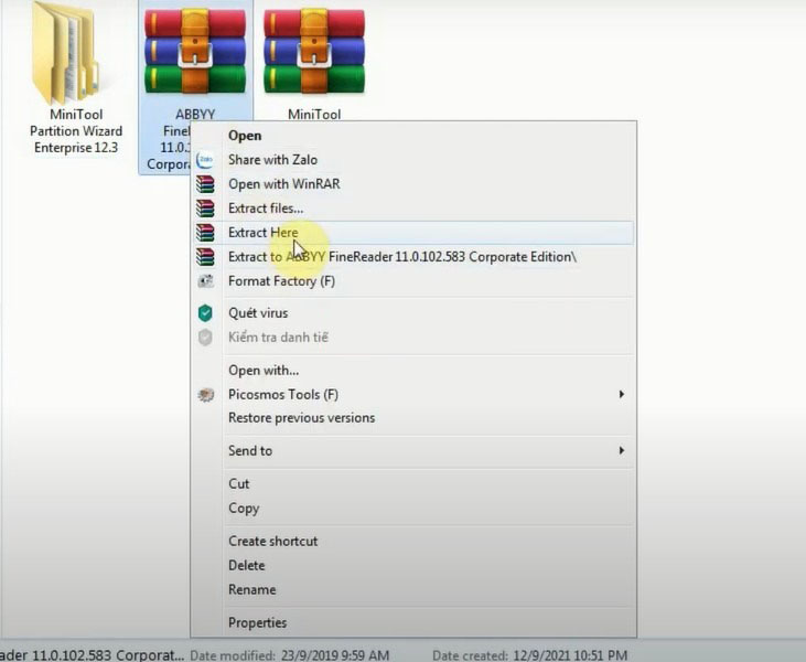 Cài đặt phần mềm Abbyy Finereader 11