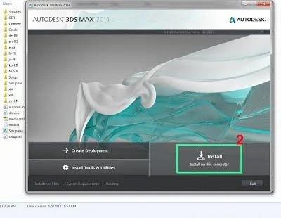 Cài đặt Autodesk 3ds max 2014 bước 2