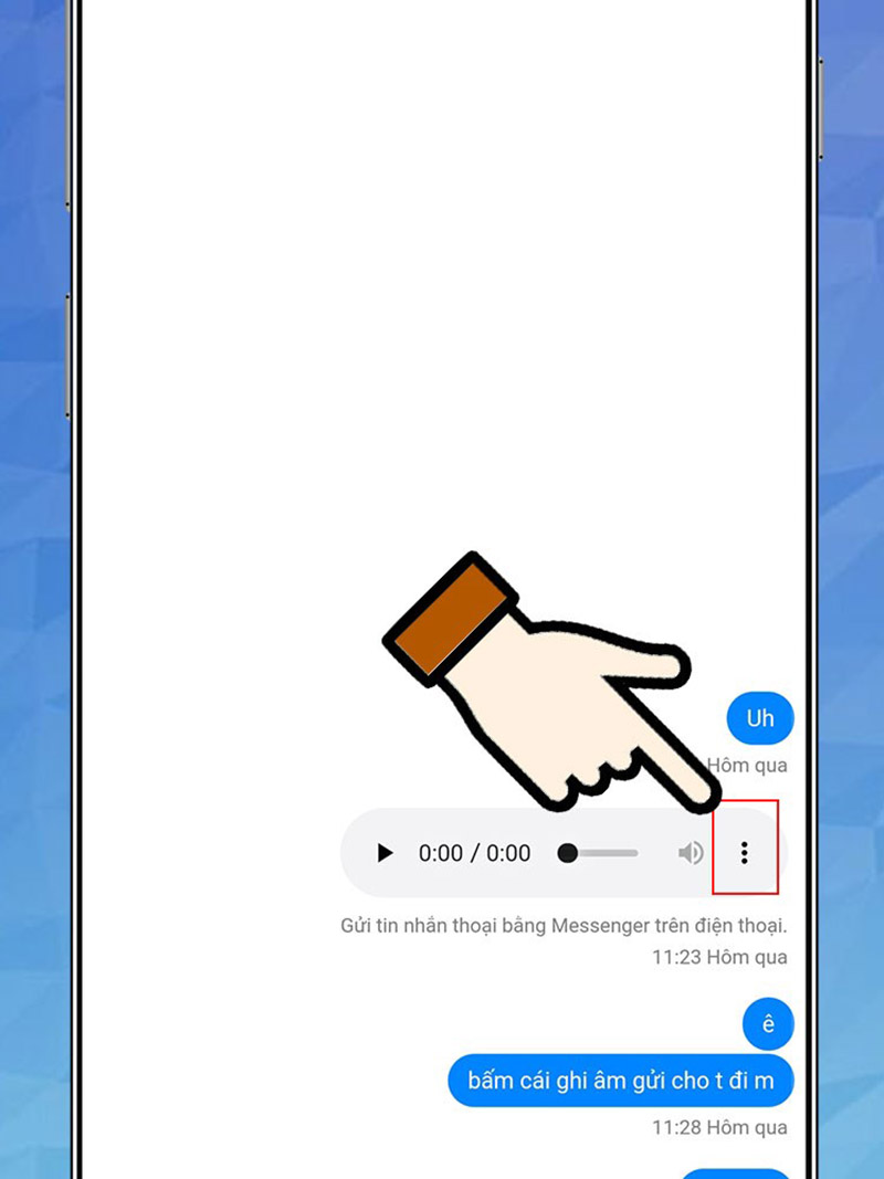 Hướng dẫn cách tải ghi âm từ Messenger về điện thoại iphone