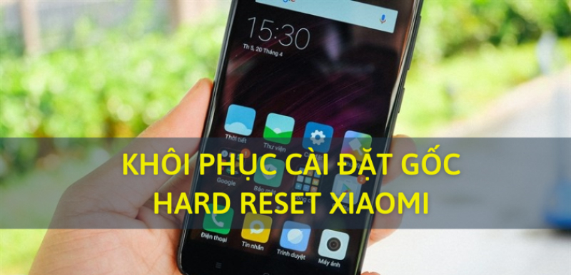 khôi phục cài đặt gốc Xiaomi Redmi Note 8 Pro cần lưu ý gì