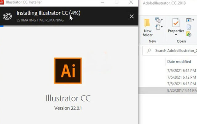 Hướng dẫn cài đặt Adobe Illutrator cc 2018
