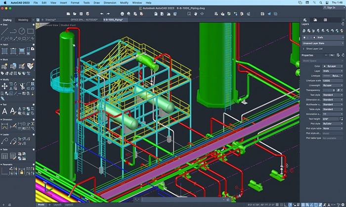 Autocad 2023 là phần mềm thiết kế đồ họa 2D và bề mặt 3D 