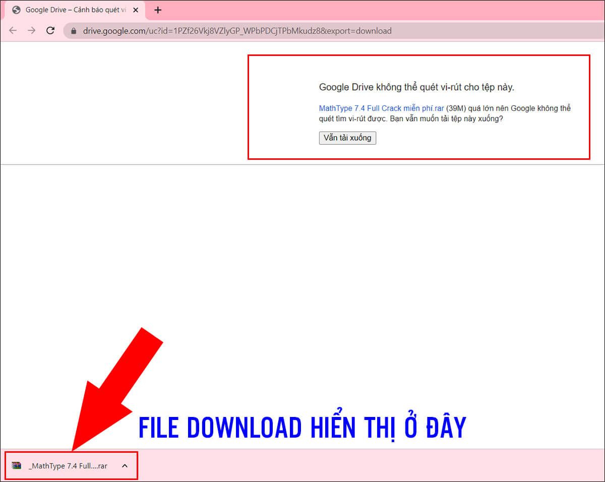  File download phần mềm được hiển thị như hình minh họa