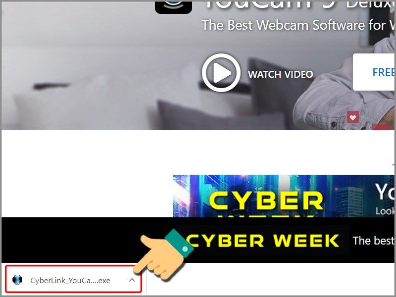 Khởi chạy file cài đặt Cyberlink Youcam 9