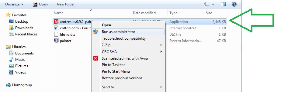 Nhấn chuột phải vào file Set-up.exe và chọn Run as administrator để chạy với quyền quản trị phần mềm