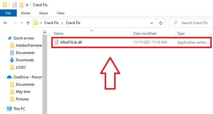 Truy cập vào file crac’k và sao chép phần nội dung trong file crac’k