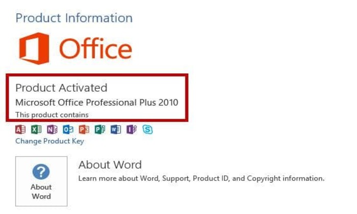 Làm cách nào để kiểm tra Office 2017 đã kích hoạt thành công hay chưa