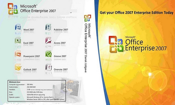 Yêu cầu cấu hình cài đặt Office 2007