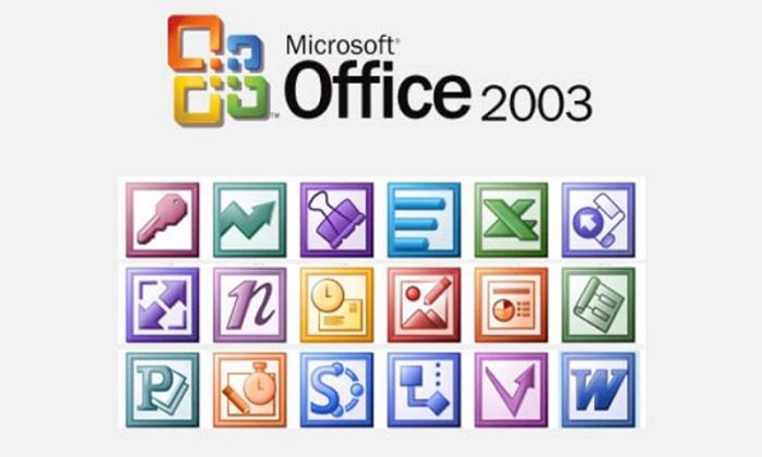 Yêu cầu cấu hình cài đặt Office 2003